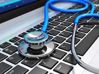 Healthcare data abstract image